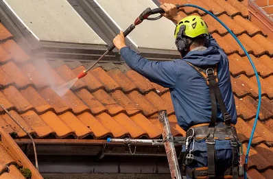 Démoussage et hydrofuge de toiture à Buc